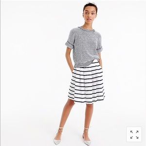J.crew nautical stripes skirt